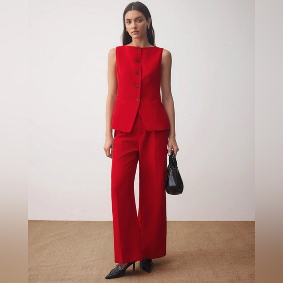 Red Power Suit Set - Picture 5 of 7